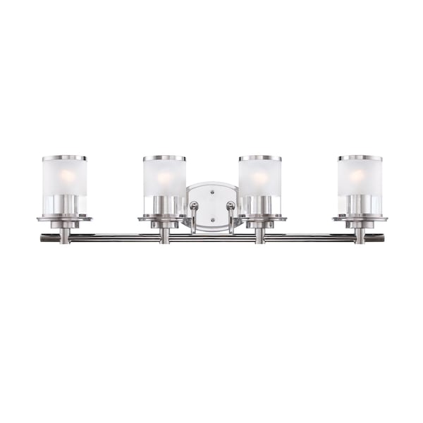 Designers Fountain Essence 32.1in 4-Light Chrome Transitional Indoor Vanity Light 6694-CH - main